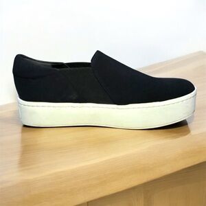 Vince Black Warren Slip-On Platform Sneaker (Women’s Size 9)
